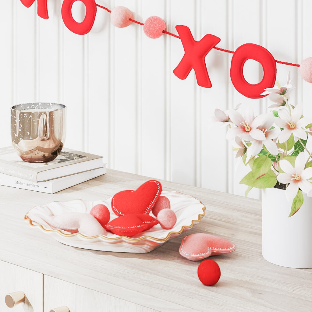 Valentine’s Decor Heart Shape Ball