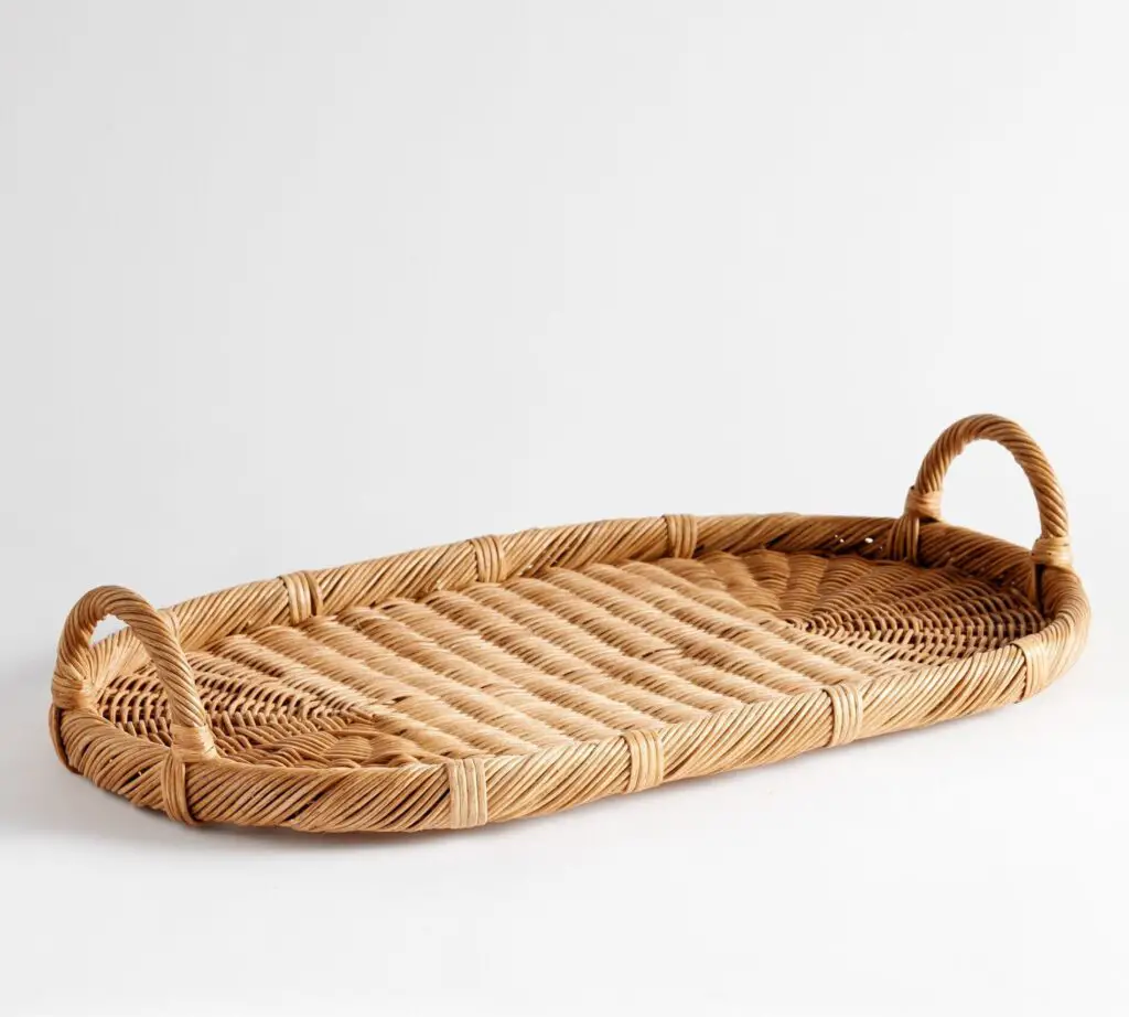 rattan tray