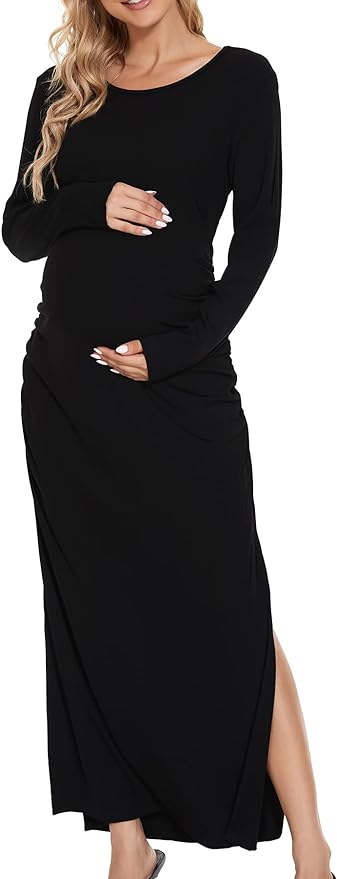 fall-winter-maternity-dress-3