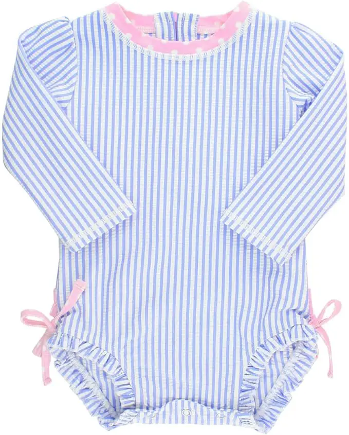 kids striped swimsuit