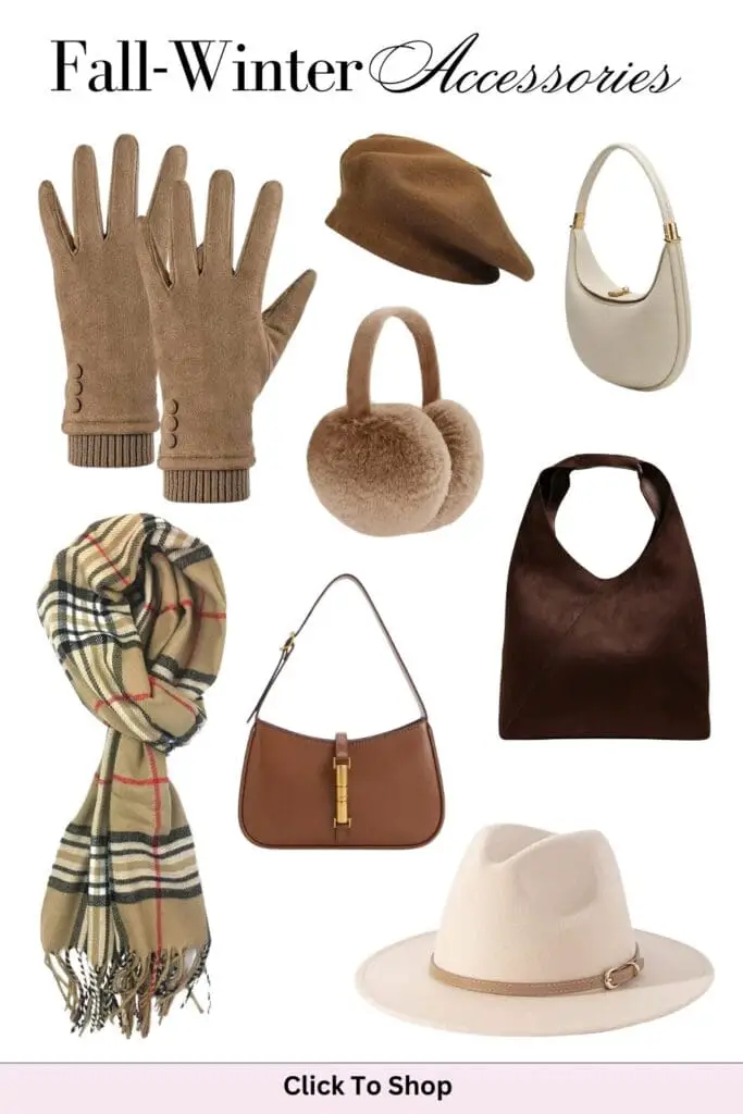 fall/winter accessories to complete your capsule wardrobe