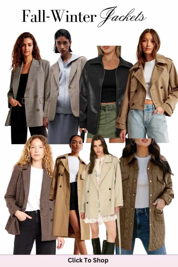 fall-winter jacket and coat trends